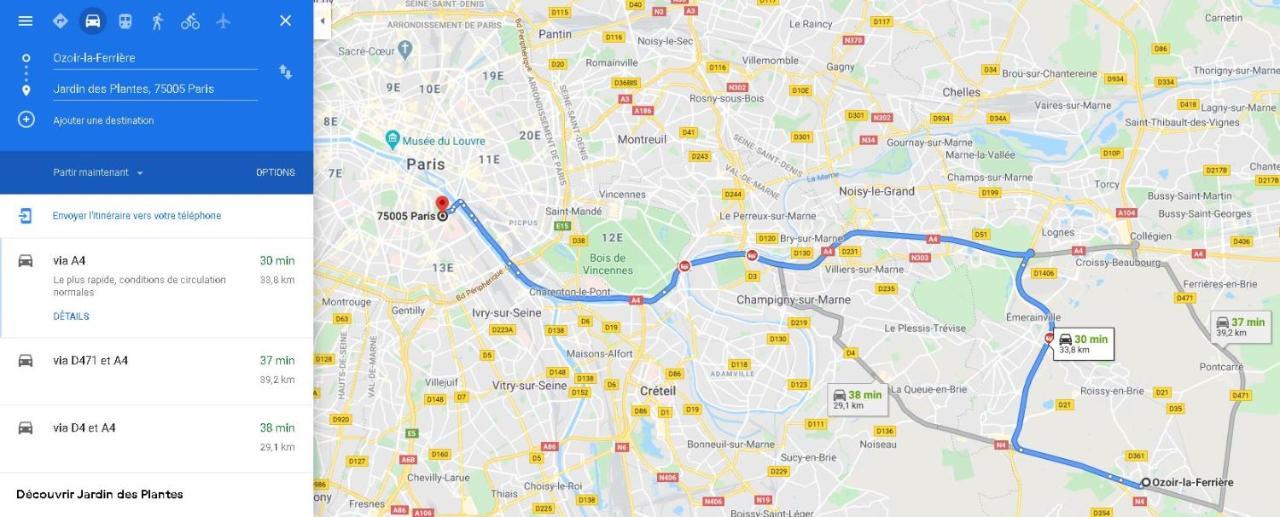 오조아라페리에 Tres Beau Studio Proche De Disneyland Et De Paris 아파트 외부 사진